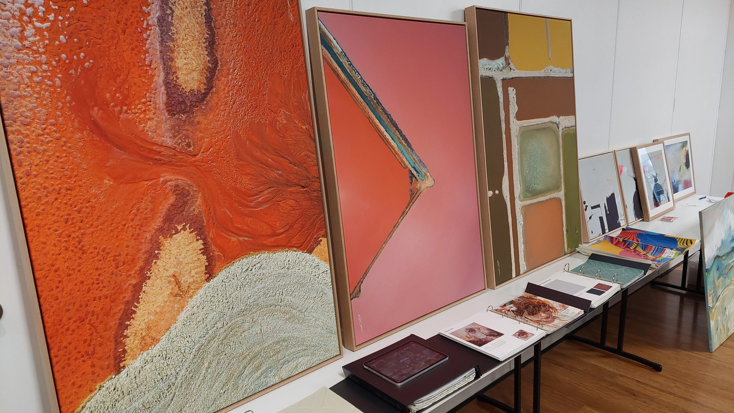 Art and Wall Exhibition original artworks and samples