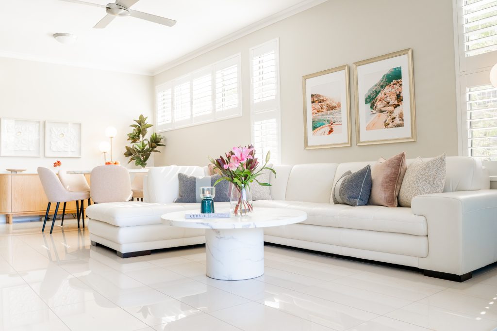 Contemporary living room designed by Cocoon Interiors